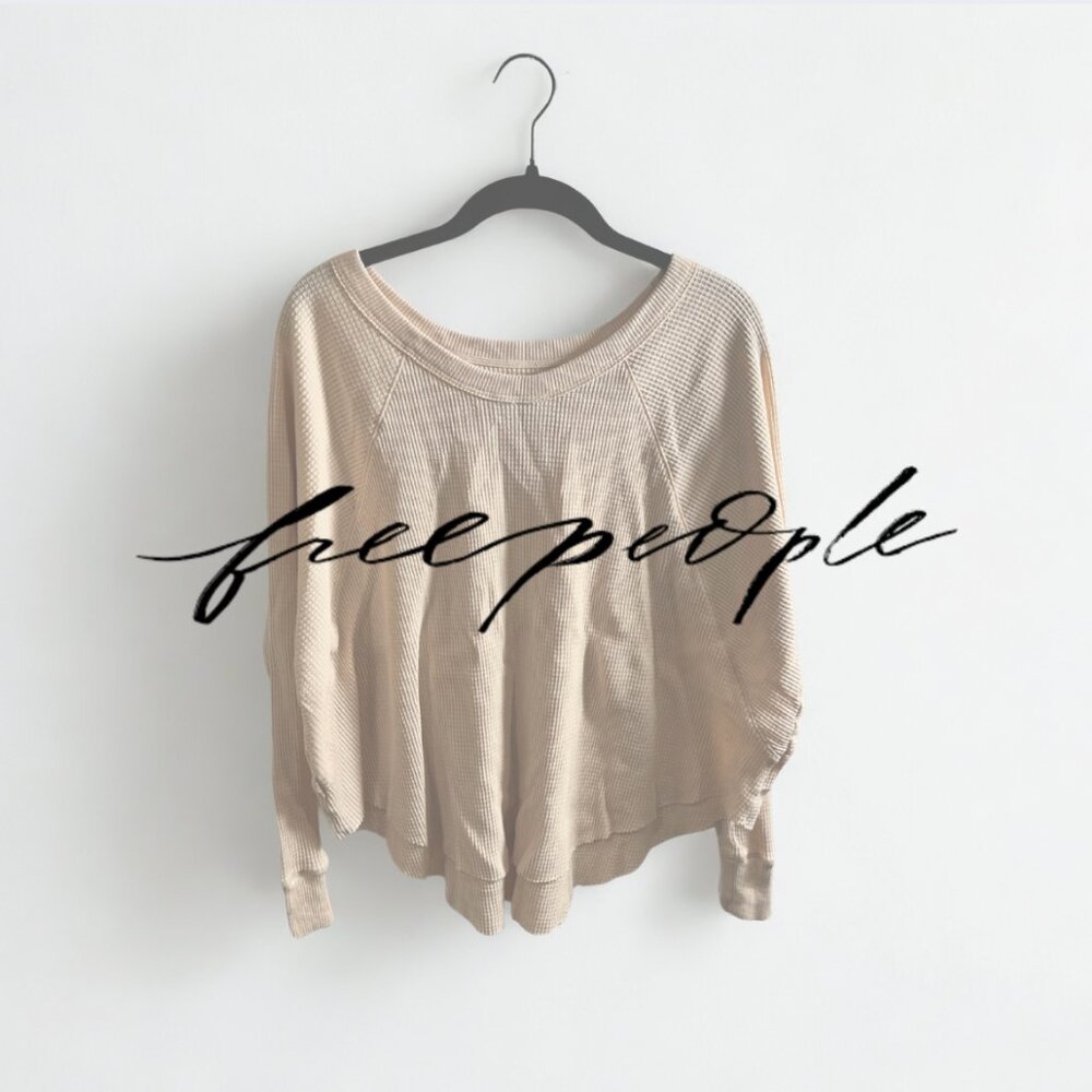 xs | Free People | Signature We The Free Thermal Top | Nearly New!